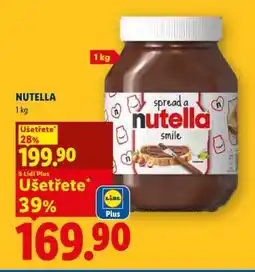 Lidl Nutella nabídka