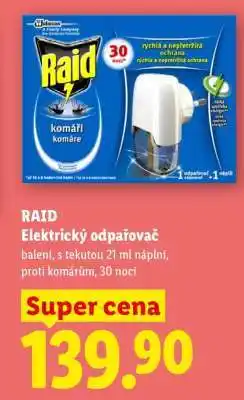 Raid elektrický odpařovač