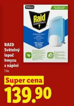 Lidl RAID Světelný lapač hmyzu s náplní nabídka