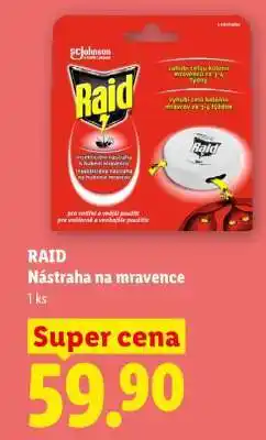 Lidl Raid Nástaha na mravence nabídka