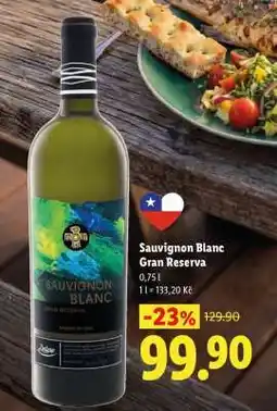 Lidl SAUVIGNON BLANC GRAN RESERVA nabídka