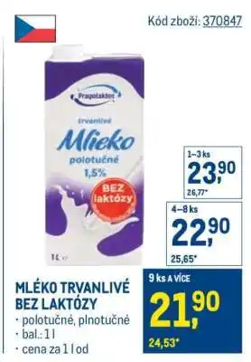 Makro MLÉKO TRVANLIVÉ BEZ LAKTÓZY nabídka