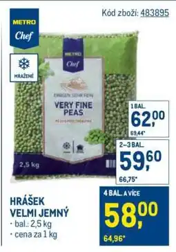 Makro Hrášek velmi jemný nabídka