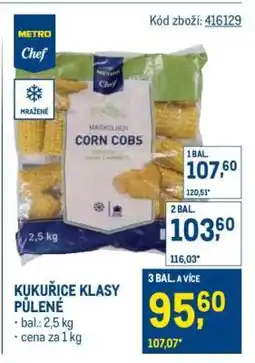 Makro Kukuřice klasy půlené nabídka