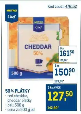 Makro Cheddar 50% nabídka