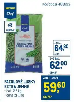 Makro FAZOLOVÉ LUSKY EXTRA JEMNÉ nabídka