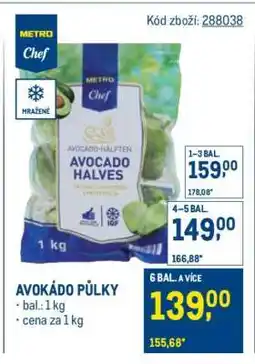 Makro Avokádo půlky nabídka