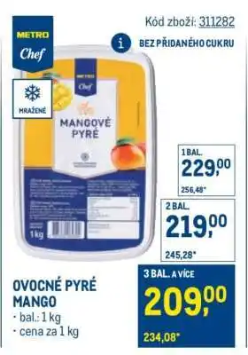 Makro OVOCNÉ PYRÉ MANGO nabídka