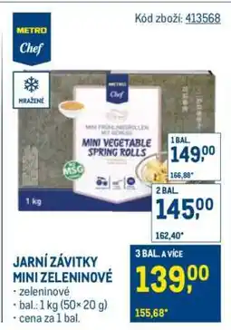 Makro JARNÍ ZÁVITKY MINI ZELENINOVÉ nabídka