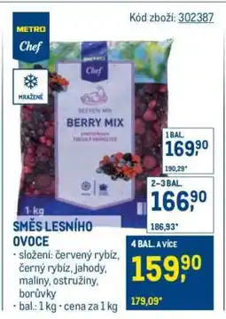 Makro Směs lesního ovoce nabídka