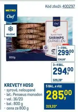 Makro BLACK TIGER SHRIMPS GARNELEN nabídka