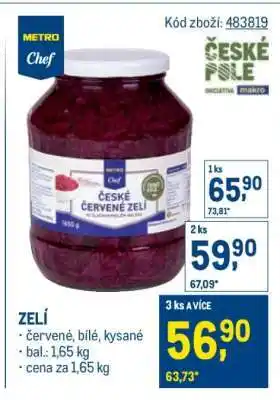 Makro ČESKÉ ČERVENÉ ZELÍ nabídka