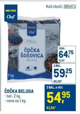Makro Čočka beluga nabídka