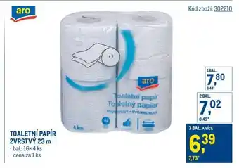 Makro TOALETNÍ PAPÍR 2VRSTVÝ 23 m nabídka