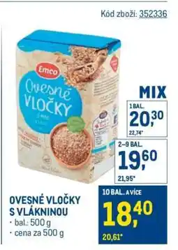 Makro Ovesné vločky s vlákninou nabídka