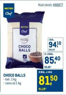 Makro Choco balls nabídka