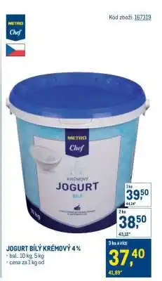 Makro JOGURT BÍLÝ KRÉMOVÝ 4 % nabídka