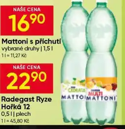 Hruška Mattoni s příchutí nabídka