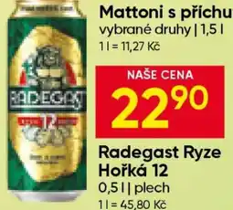 Hruška Radegast Ryze Hořká 12 nabídka