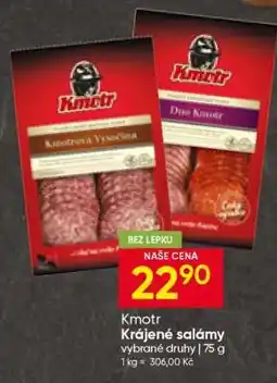 Hruška Kmotr Krájené salámy nabídka