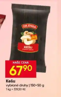 Hruška Kešu nabídka