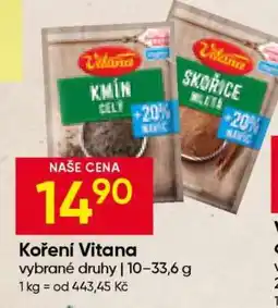 Hruška KOŘENÍ VITANA nabídka