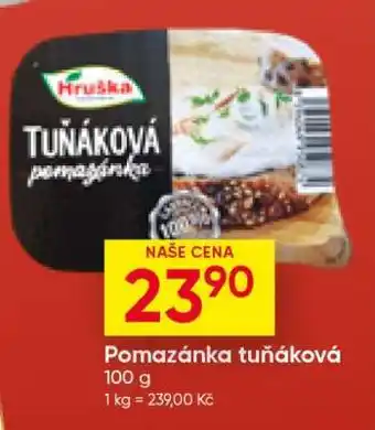 Hruška Pomazánka tuňáková nabídka