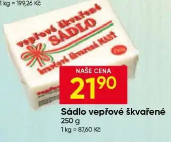 Hruška Sádlo vepřové škvařené nabídka
