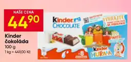 Hruška Kinder čokoláda nabídka