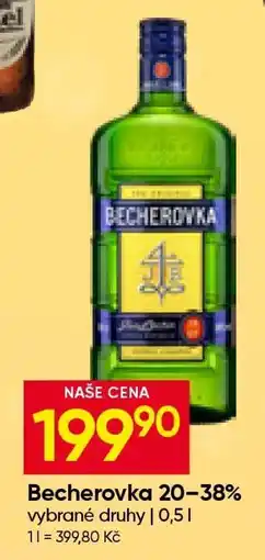 Hruška BECHEROVKA 20% / 38% nabídka