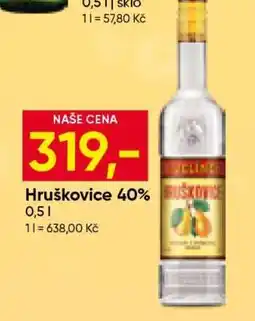 Hruška Hruškovice 40% nabídka