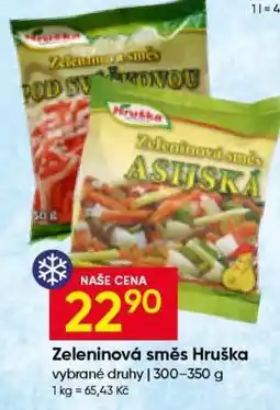 Hruška Zeleninová směs Hruška nabídka