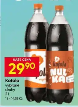 Hruška Kofola nabídka