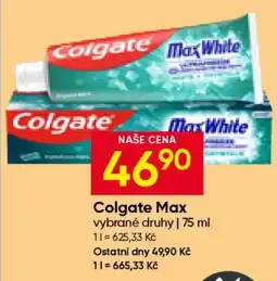 Hruška COLGATE MAX nabídka