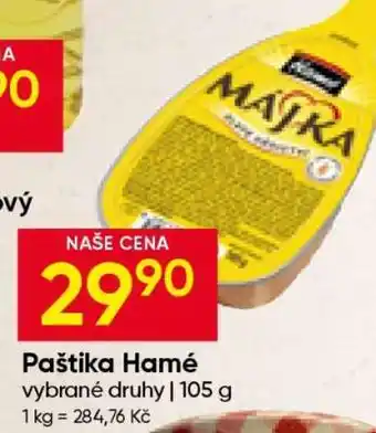 Hruška Paštika Hamé nabídka