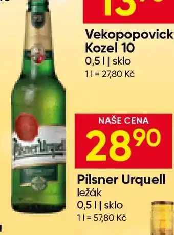 Hruška Pilsner Urquell nabídka