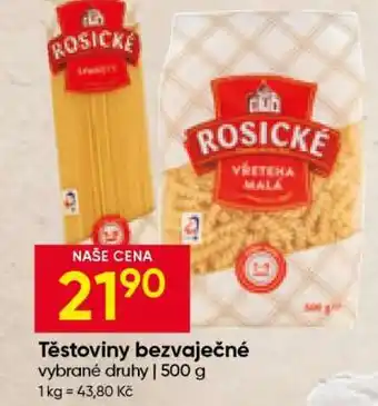 Hruška TĚSTOVINY BEZVAJEČNÉ nabídka