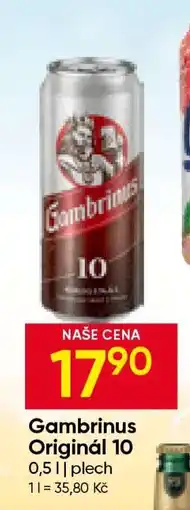 Hruška Gambrinus Originál 10 nabídka