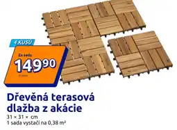 Action Dřevěná terasová dlažba z akácie nabídka
