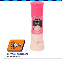 Action Mlýnek na koření nabídka