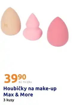 Action Houbičky na make-up Max & More nabídka