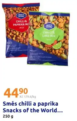 Action Směs chilli a paprika Snacks of the World nabídka
