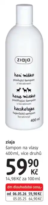 Ziaja šampon na vlasy