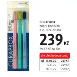 dm drogerie Curaprox zubní kartáček nabídka