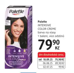 dm drogerie Palette intensive color creme barva na vlasy nabídka