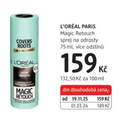 dm drogerie L'ORÉAL PARIS Magic Retouch sprej na odrosty nabídka