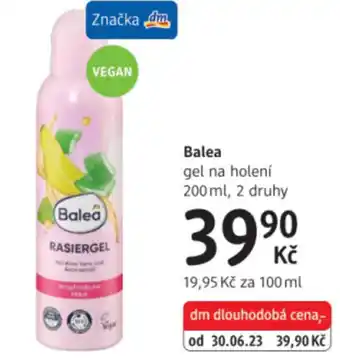 Balea gel na holení