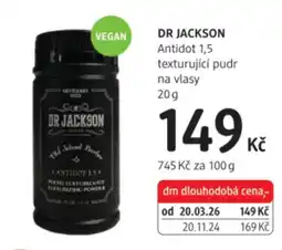 dm drogerie DR JACKSON Antidot 1,5 texturující pudr na vlasy nabídka