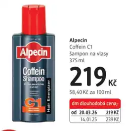 dm drogerie Alpecin Coffein C1 šampon na vlasy nabídka