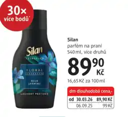dm drogerie Silan parfém na praní nabídka